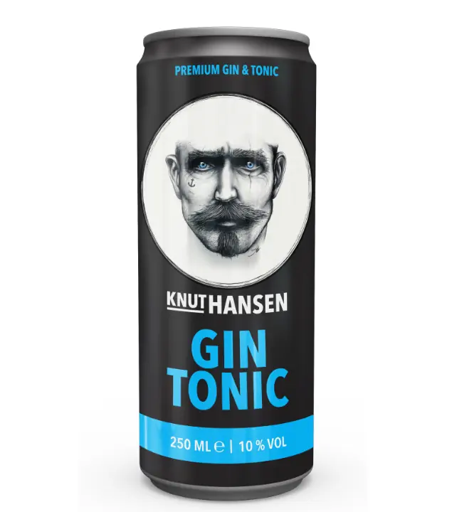 Knut Hansen Gin Tonic RTD / 10 % vol / 0,25 Liter-Dose inkl. 0,25 € Pfand