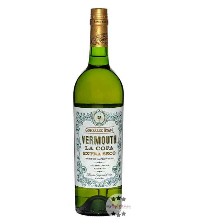 González Byass: Vermouth La Copa Extra Seco / 17 % Vol. / 0,75 Liter-Flasche
