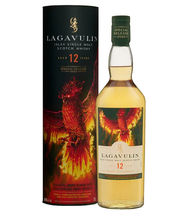Lagavulin 12 Years Single Malt Whisky Special Release 2022 / 57,3 % Vol. / 0,7 Liter-Flasche in Geschenkdose