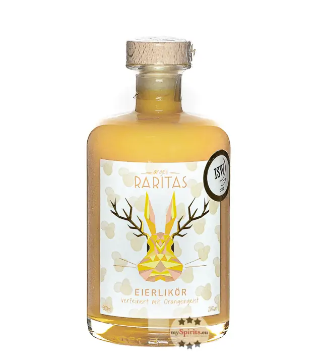 Lantenhammer Angeli Raritas Eierlikör mit Orangengeist / 20 % Vol. / 0,5 Liter-Flasche