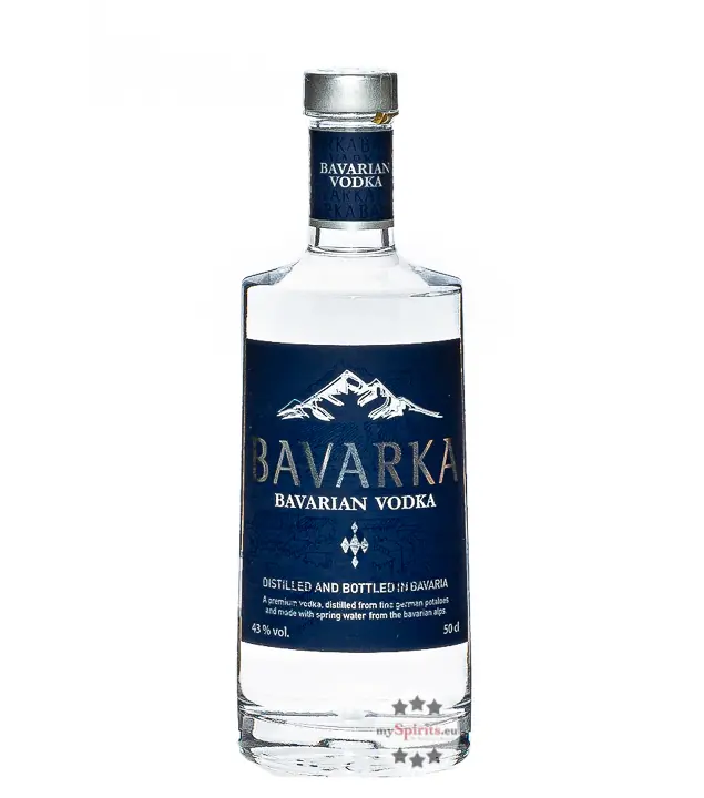 Bavarka Vodka Bavarian Vodka von Lantenhammer / 43 % vol. / 0,5 Liter-Flasche