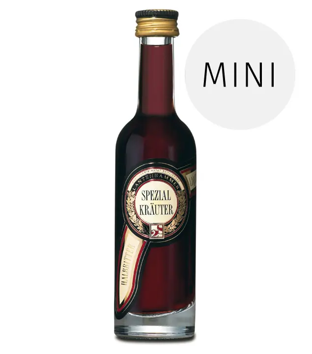 Lantenhammer: Spezial Kräuter Liqueur 38% Vol. / 0,05-Liter-Flasche