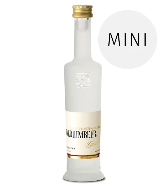 Lantenhammer: Waldhimbeergeist unfiltriert 42% Vol. / 0,05-Liter-Flasche
