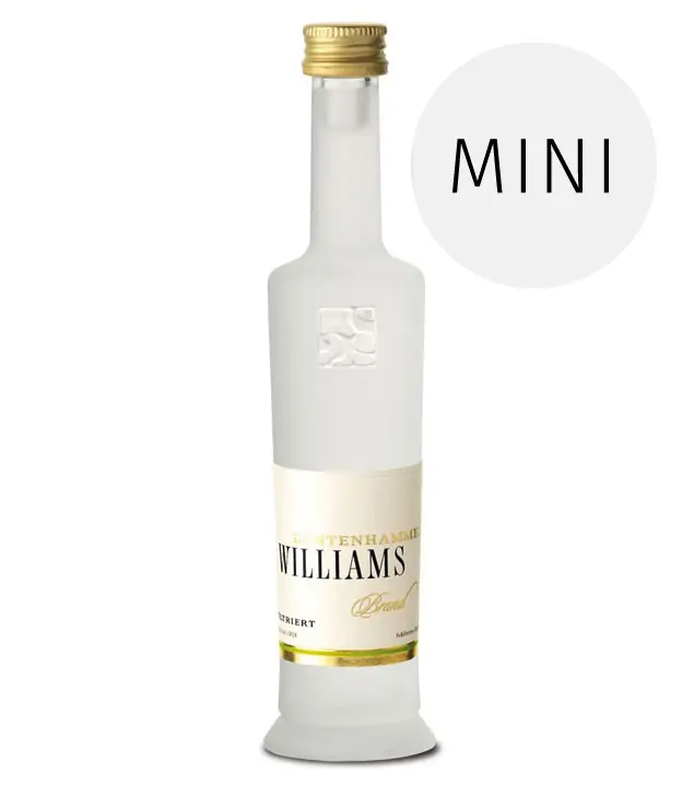 Lantenhammer: Roter Williamsbrand unfiltriert 42% Vol. / 0,05-Liter-Flasche