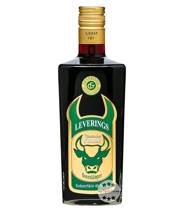Leverings Ossenkämper Kräuterlikör / 40 % vol / 0,7 Liter-Flasche