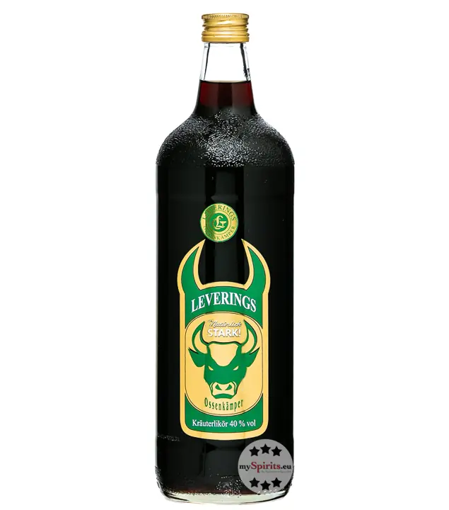 Leverings Ossenkämper Kräuterlikör / 40 % vol / 1,0 Liter-Flasche