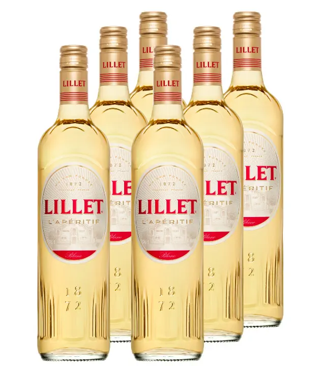 Lillet: Blanc Weinaperitif 6er-Pack / 17 % Vol. / 6 x 0,75 Liter-Flasche
