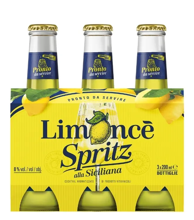 Limonce Spritz RTD 3er-Set / 8 % vol / 3 x 0,2 Liter-Flasche