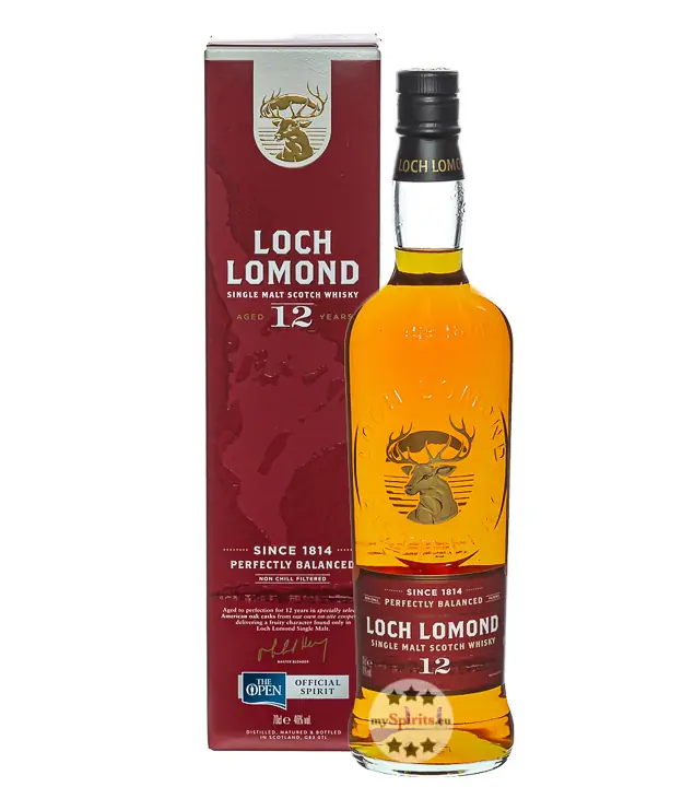 Loch Lomond 12 Years Single Malt Scotch Whisky / 46 % Vol. / 0,7 Liter-Flasche in Geschenkbox