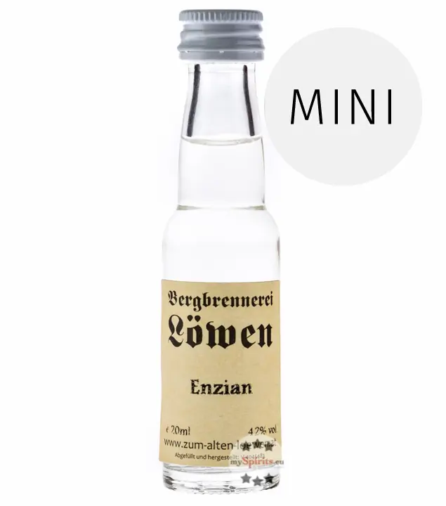 Löwen: Enzian / 42% Vol. / 0,02 Liter - Flasche