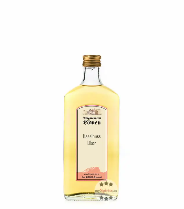 Löwen: Haselnusslikör / 35% Vol. / 0,2 Liter - Flasche