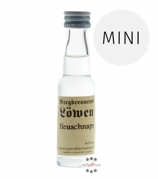Löwen: Berg Heuschnaps / 40% Vol. / 0,02 Liter - Flasche