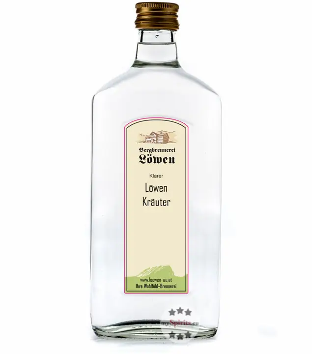 Löwen: Klarer Löwen Kräuter / 35% Vol. / 0,5 Liter - Flasche