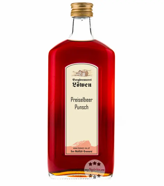 Löwen: Löwen-Punsch Preiselbeer / 30% Vol. / 0,5 Liter - Flasche