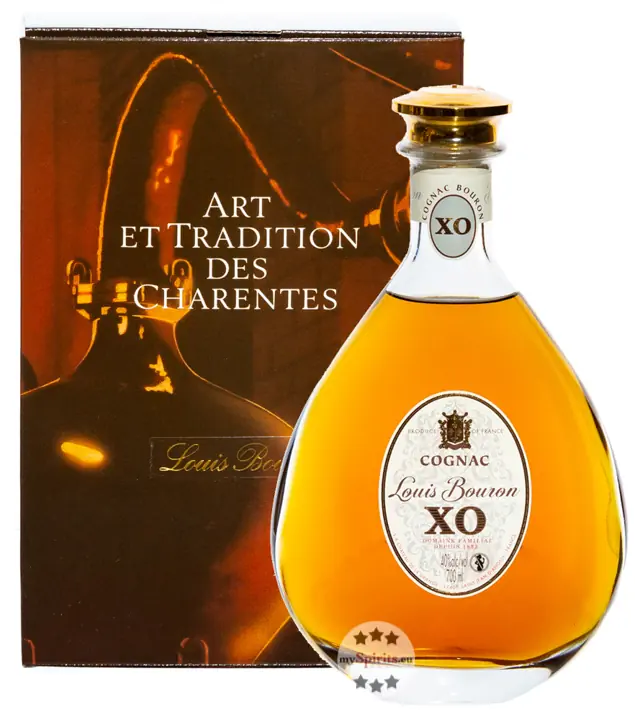 Louis Bouron: XO Cognac / 40% Vol. / 0,7 Liter-Flasche (Dekanter)