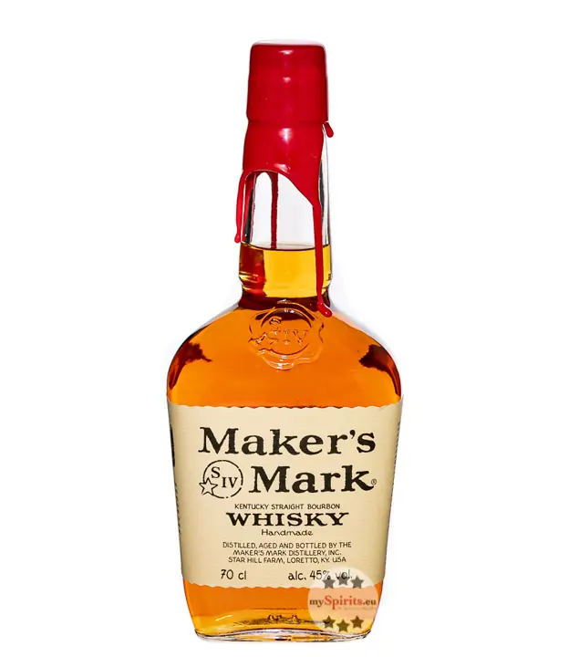 Maker's Mark Kentucky Straight Bourbon Whisky / 45 % Vol. / 0,7 Liter-Flasche