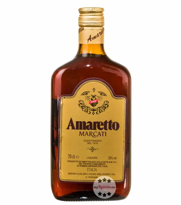 Marcati Amaretto Likör / 25 % Vol. / 0,7 Liter-Flasche