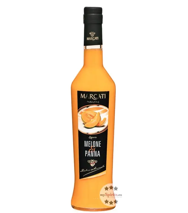 Marcati: Crema Melone & Panna Likör / 17 % vol / 0,5 Liter-Flasche