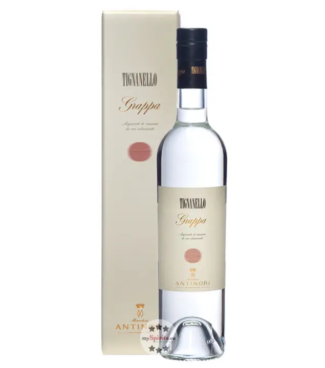 Marchesi Antinori: Grappa Tignanello / 42 % Vol. / 0,5 Liter-Flasche in Geschenkkarton