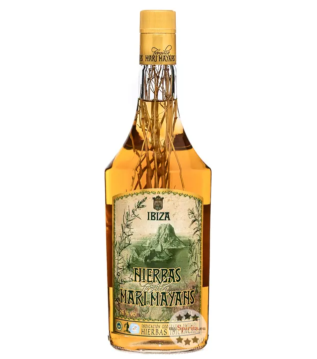 Mari Mayans Hierbas Ibicencas mit Zweig / 26 % vol / 1,0 Liter-Flasche