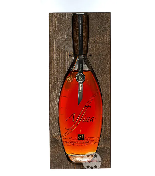 Marzadro Affina Riserva Rovere / 46,5 % Vol. / 1,0 Liter-Flasche in Holzkiste