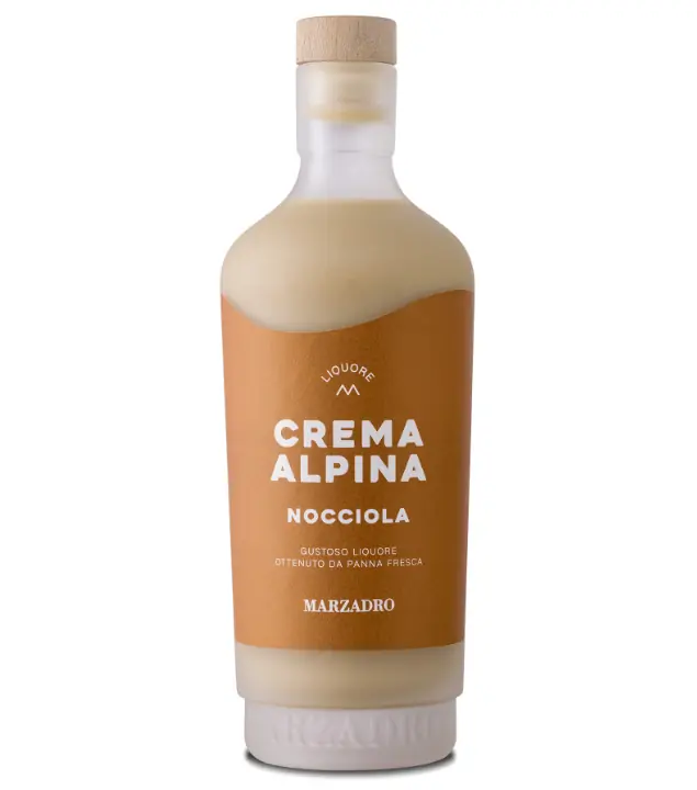 Marzadro Crema Alpina Nocciola Haselnusslikör / 17 % Vol. / 0,7 Liter-Flasche