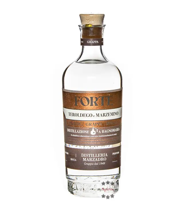 Marzadro Grappa Forte Teroldego e Marzemino / 50 % Vol. / 0,7 Liter-Flasche