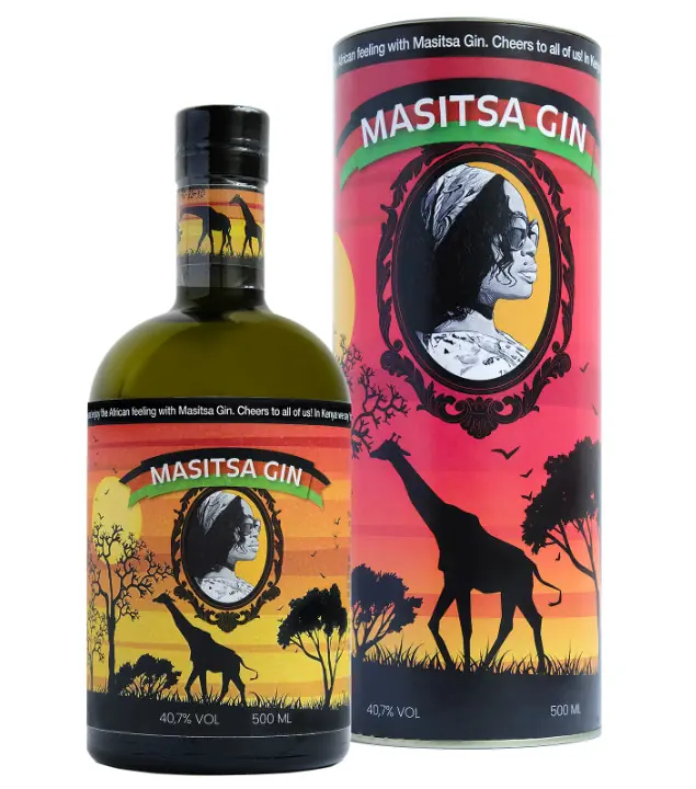 Masitsa Gin No 1 / 40,7 % vol / 0,5 Liter-Flasche