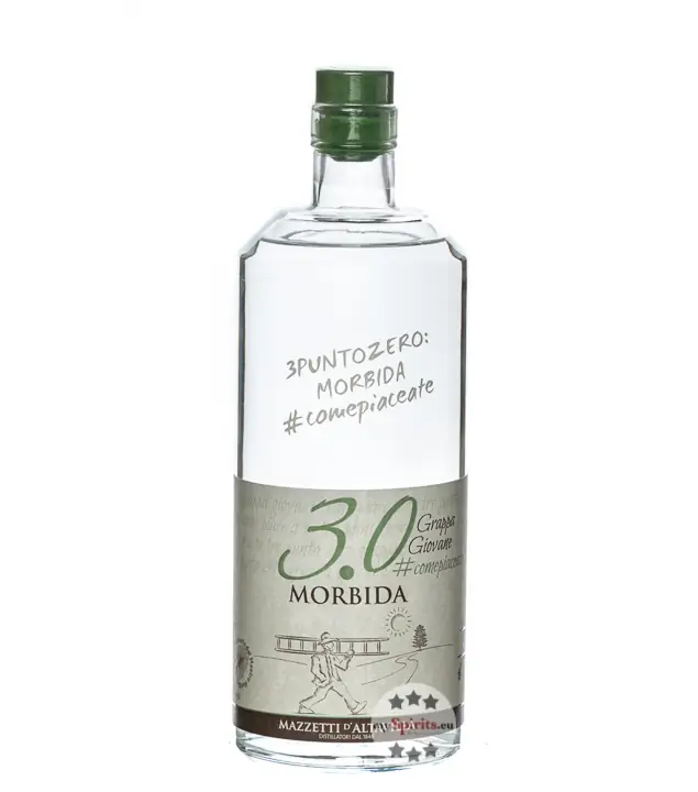 Mazzetti Grappa 3.0 Grappa Morbida / 40 % Vol. / 1,0 Liter-Flasche