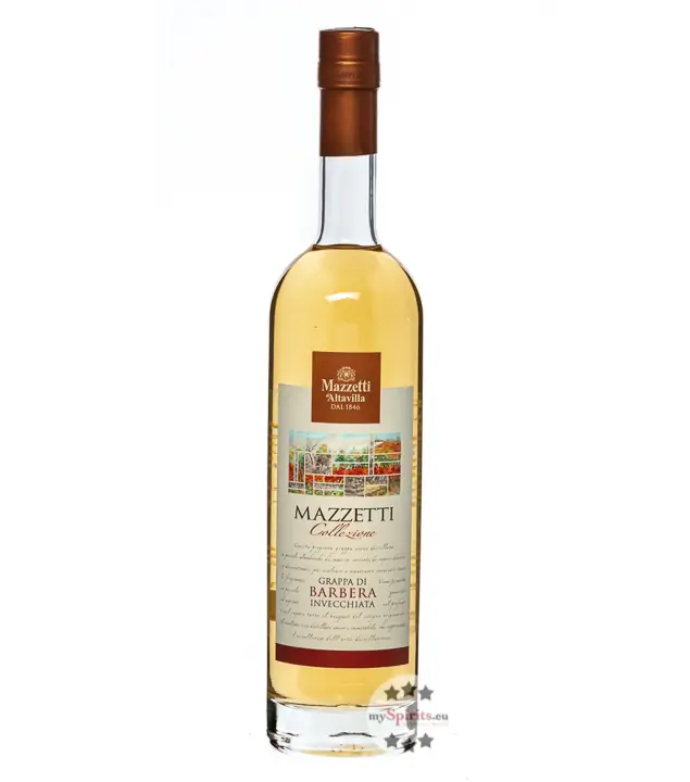 Mazzetti Collezione Grappa di Barbera Invecchiata / 43 % Vol. / 0,7 Liter-Flasche