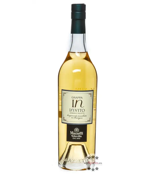 Mazzetti d’Altavilla Grappa Invito di Barbera e Dolcetto / 43 % Vol. / 0,7 Liter-Flasche