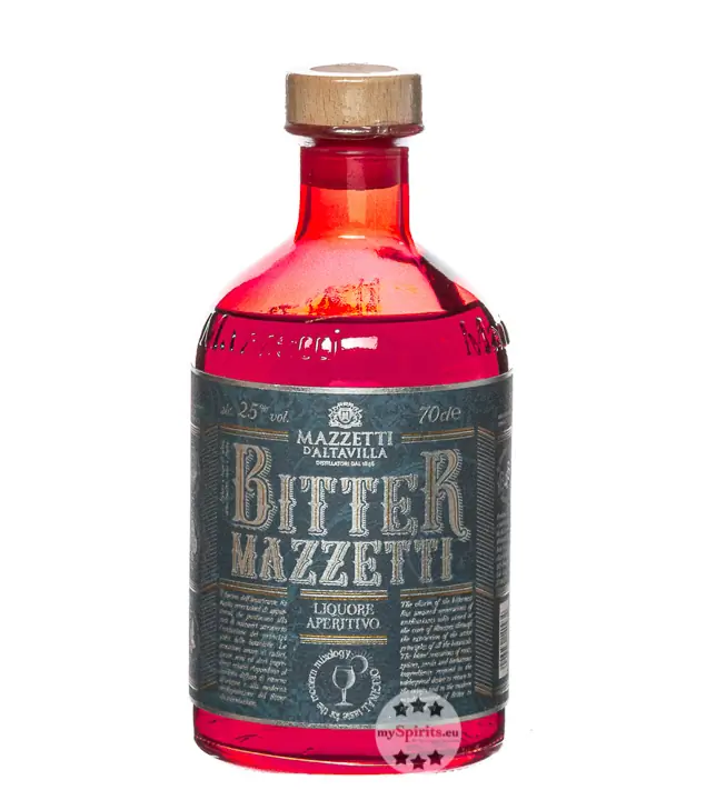 Mazzetti d’Altavilla Bitter Liquore Aperitivo / 25 % Vol. / 0,7 Liter-Flasche