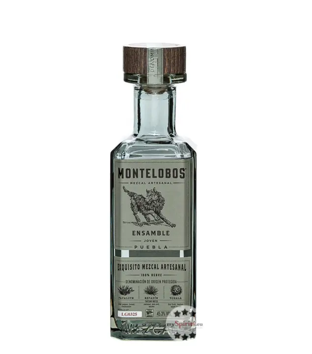 Montelobos Ensamble Mezcal Artesanal / 45,3 % Vol. / 0,7 Liter-Flasche