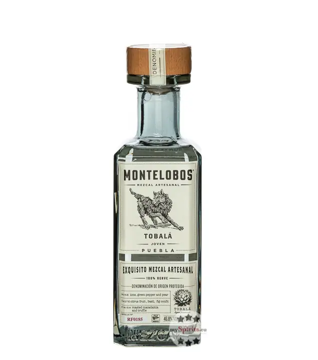 Montelobos Tobalá Mezcal Artesanal / 46,8 % Vol. / 0,7 Liter-Flasche