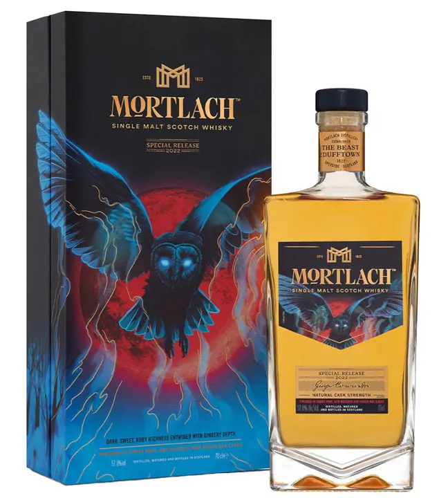 Mortlach Single Malt Whisky Special Release 2022 / 57,8 % Vol. / 0,7 Liter-Flasche in Geschenkbox
