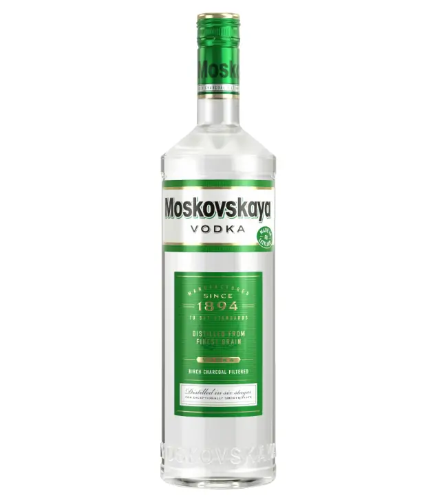 Moskovskaya Premium Vodka / 38 % vol / 1,0 Liter-Flasche