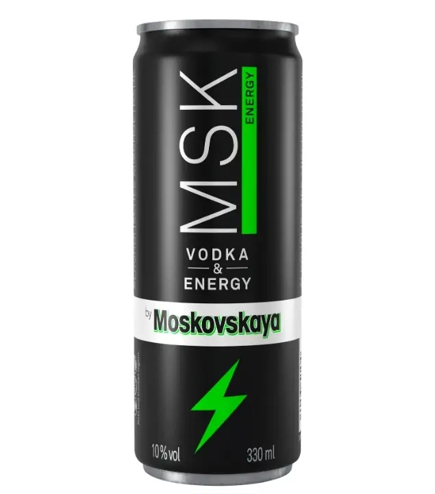 Moskovskaya Vodka & Energy RTD / 10 % vol / 0,33 Liter-Dose inkl. 0,25 € Pfand