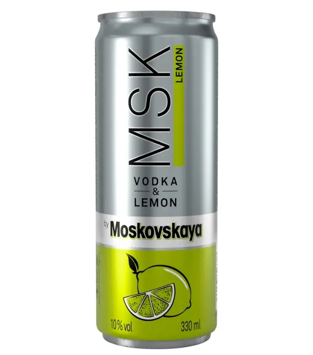 Moskovskaya Vodka & Lemon RTD / 10 % vol / 0,33 Liter-Dose inkl. 0,25 € Pfand