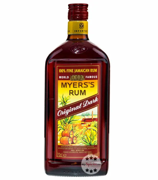 Myers’s Rum Original Dark – Fine Jamaican Rum / 40 % Vol. / 0,7 Liter-Flasche