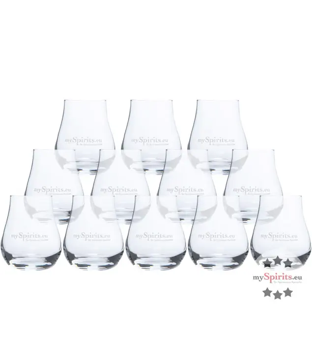12 x mySpirits Nosing Glas / je Stück ca. 220 ml / H: ca. 9,5 cm