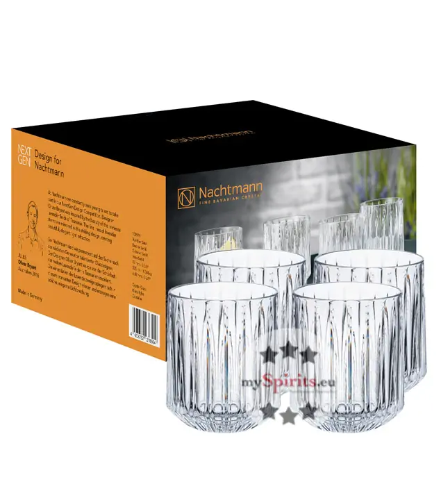 Nachtmann Jules Tumbler 4er-Set Becherglas / ca. 305 ml / Ø ca. 7,8 cm / H: ca. 9,7 cm