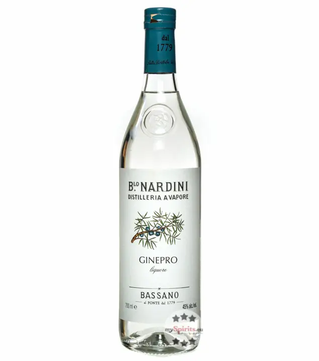 Nardini Ginepro – Wacholderlikör / 45 % vol. / 0,7 Liter-Flasche
