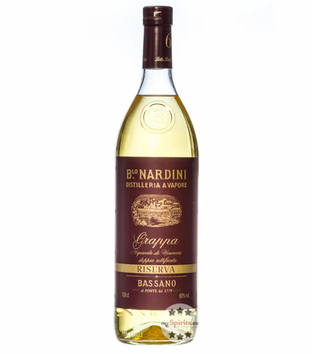 Nardini Grappa Riserva 60° / 60% Vol. / 1,0 Liter-Flasche