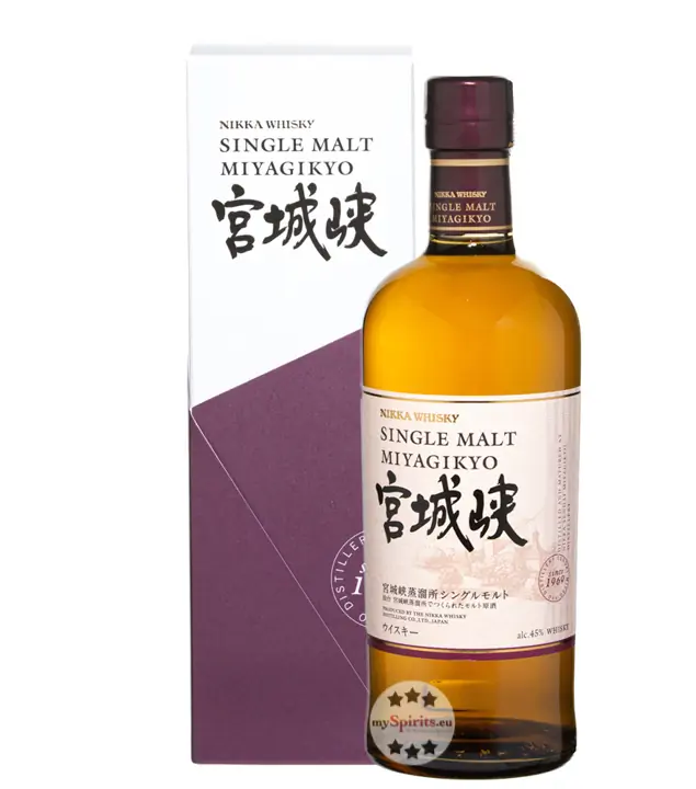 Nikka Miyagikyo Single Malt Whisky / 45 % Vol. / 0,7 Liter-Flasche in Geschenkkarton