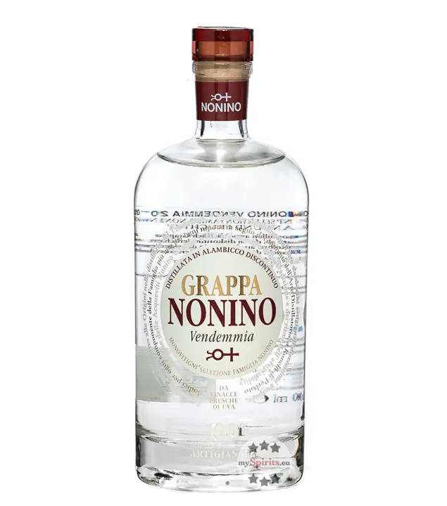 Grappa Nonino Vendemmia / 40 % Vol. / 0,5 Liter-Flasche