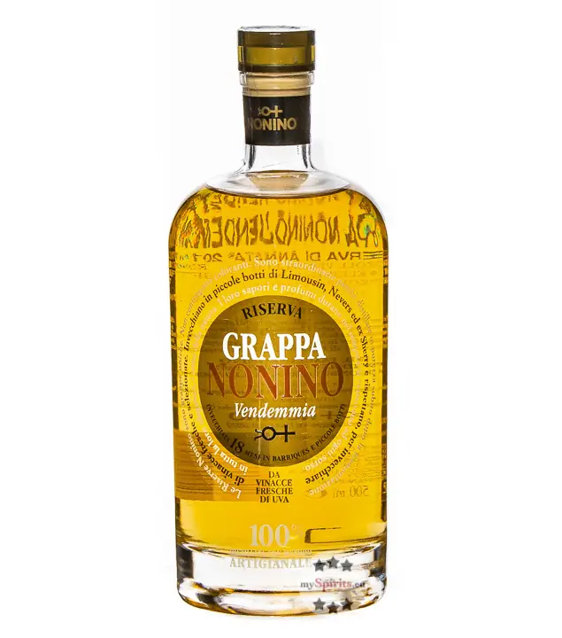 Grappa Nonino Vendemmia Riserva / 41 % Vol. / 0,5 Liter-Flasche