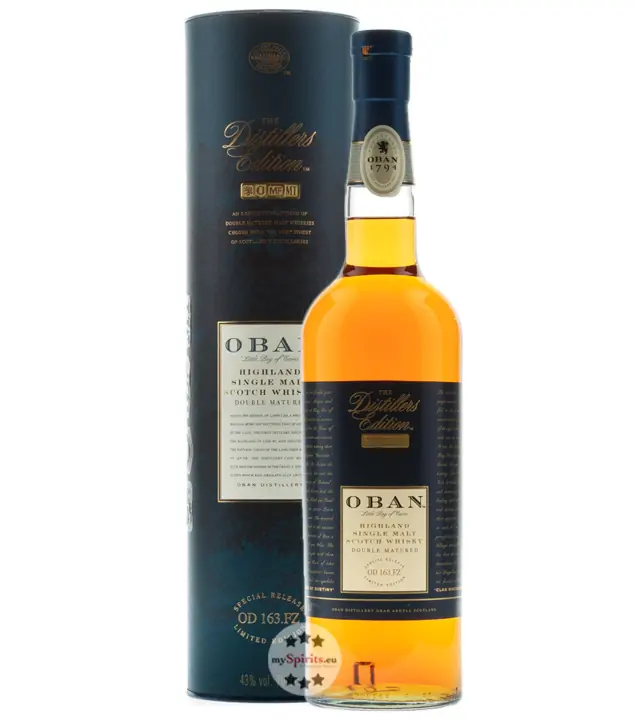 Oban Distillers Edition West Highland Single Malt Scotch Whisky / 43 % vol. / 0,7 Liter-Flasche in Geschenk-Dose