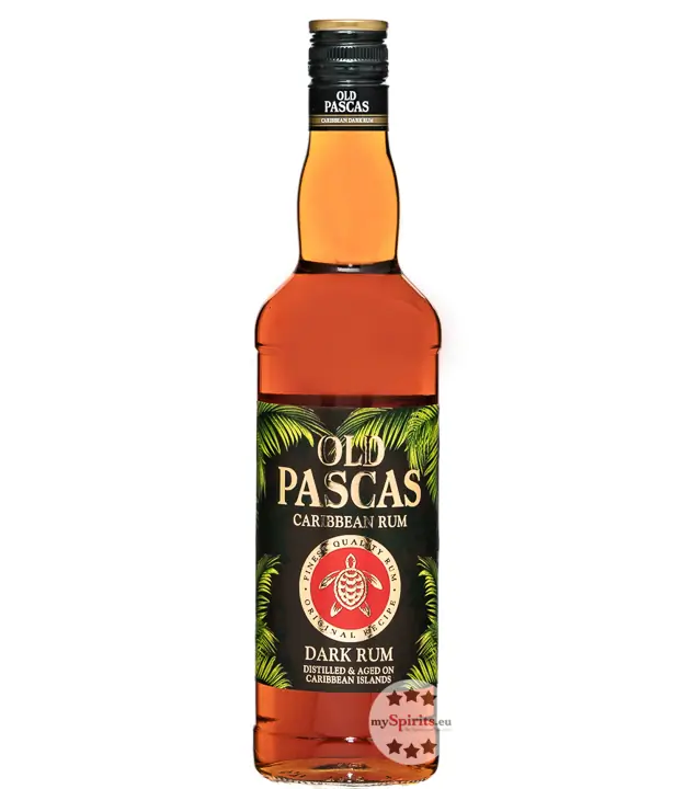 Old Pascas Dark Rum / 37,5 % Vol. / 0,7 Liter-Flasche