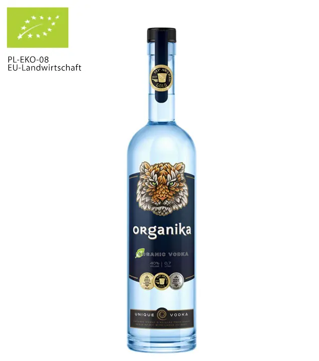 Organika Organic Vodka Classic Bio / 40 % Vol. / 0,7 Liter-Flasche
