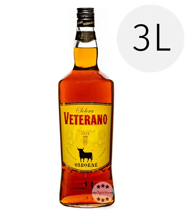 Osborne Veterano Solera / 30 % Vol. / 3,0 Liter-Flasche